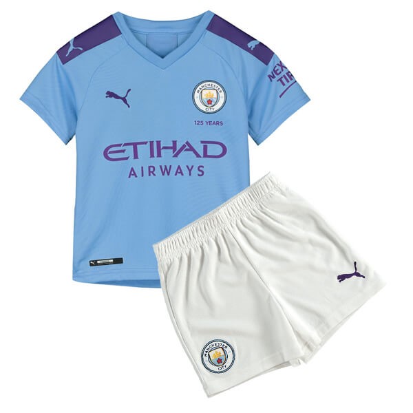 Camiseta Manchester City 1ª Kit Niño 2019 2020 Azul Claro